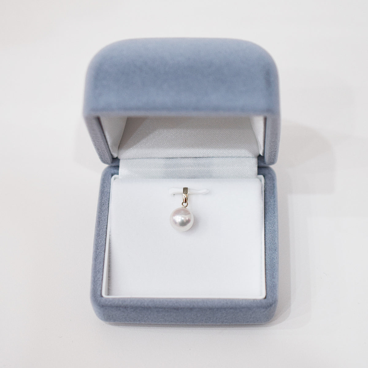 【K18YG / K18WG】Pendant top Only AAA Aurora Tennyo color Rare White pink 7.5mm - 8.5mm Akoya Pearl Japan Akoyapearl birthday あこや 真珠 日本 reenspearl