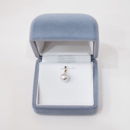 【K18YG / K18WG】Pendant top Only AAA Aurora Tennyo color Rare White pink 7.5mm - 8.5mm Akoya Pearl Japan Akoyapearl birthday あこや 真珠 日本 reenspearl