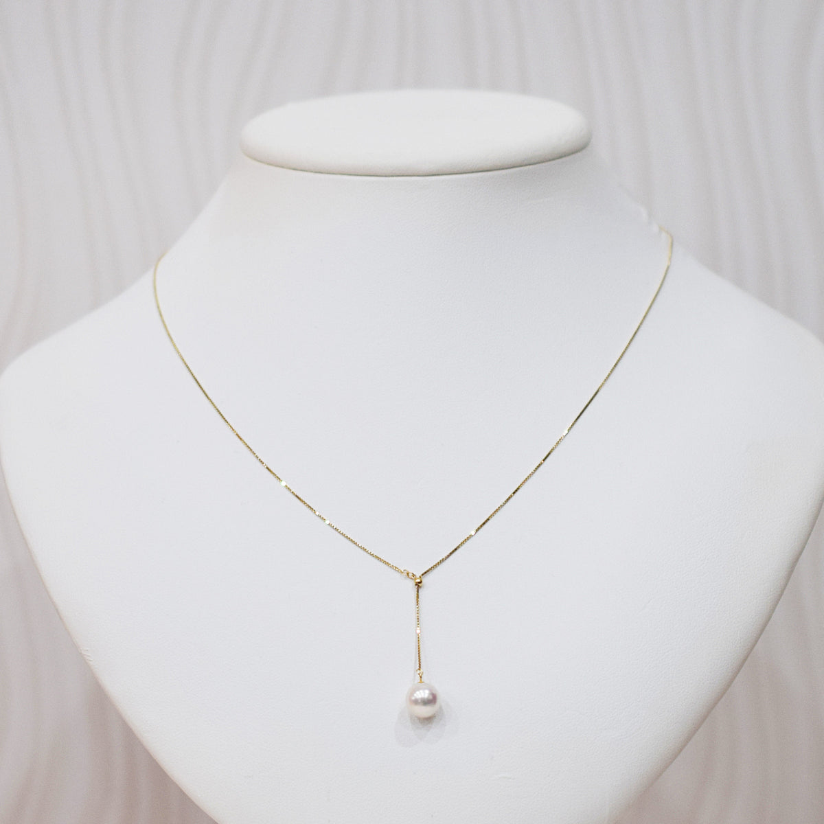 【K10 / K18 / Pt850】Rare White pink 7.5mm - 8.5mm Seawater Real Akoya Pearl Venetian necklace AkoyaPearl Japan あこや 真珠
