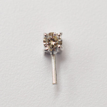 Only metal fittings 0.09ct K18WG Diamond Pendant top