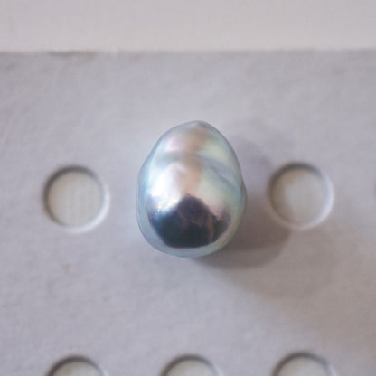 Actual product 11mm Necklace Natural color Seawater Real akoya Pearl Baroque Surgical Stainless Steel Japan reenspearl