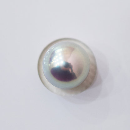 Actual product Blue Rose Certificate from the Pearl Science Laboratory Natural color Loose 7.9mm Akoya Earring Japan Seawater akoyapearl SK-440012