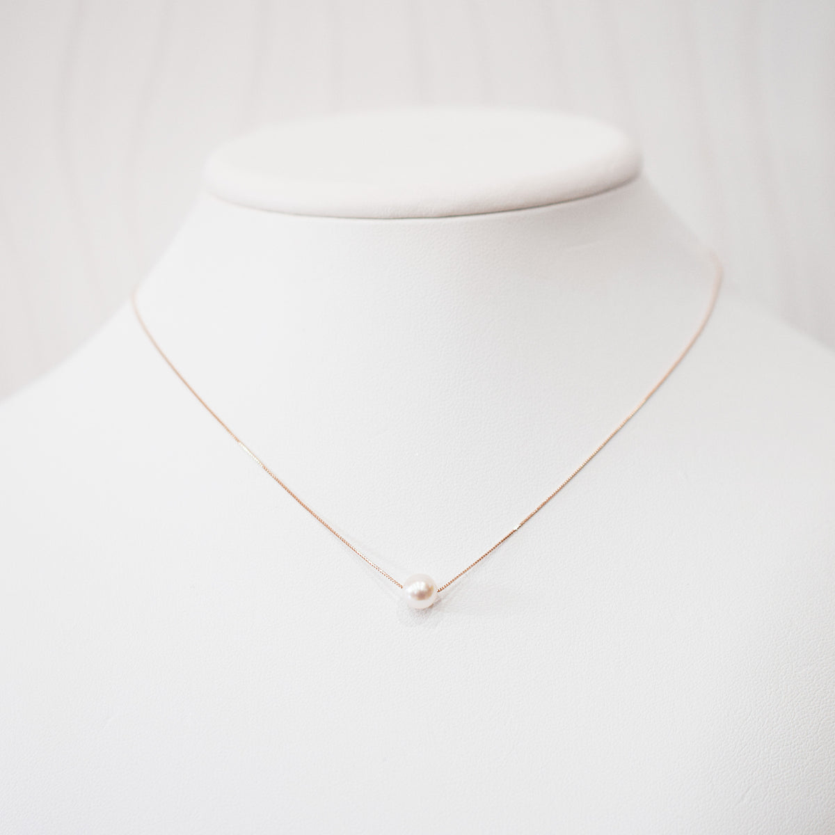 【K10 / K18】Rare White pink 5.5mm - 6.5mm Seawater Real Akoya Pearl necklace AkoyaPearl Japan あこや 真珠