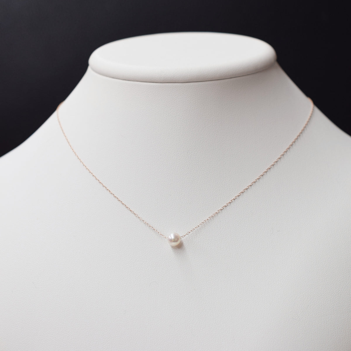 【K10 / K18】Rare White pink 5.5mm - 6.5mm Seawater Real Akoya Pearl necklace AkoyaPearl Japan あこや 真珠