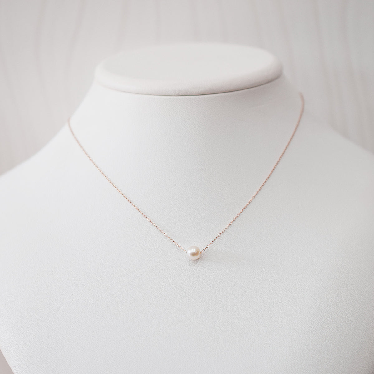 【K10 / K18】Rare White pink 5.5mm - 6.5mm Seawater Real Akoya Pearl necklace AkoyaPearl Japan あこや 真珠