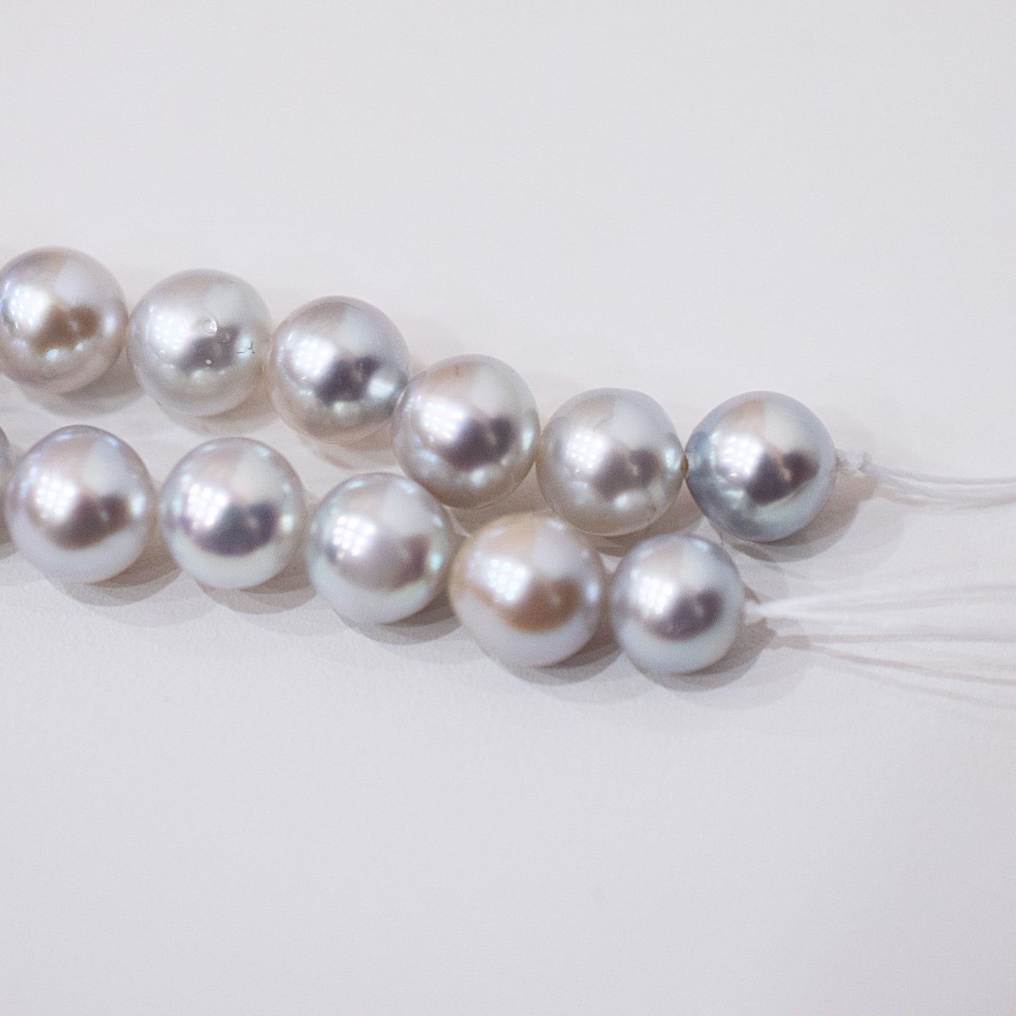 Actual product Necklace Natural multi color 6mm - 9.7mm Real Akoya Pearl From Japan 18.5inch 47cm starand choker reenspearl