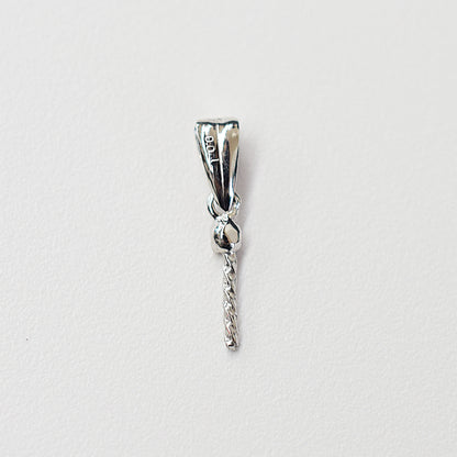 Only metal fittings 0.01ct K18WG Diamond Pendant top SIK0007