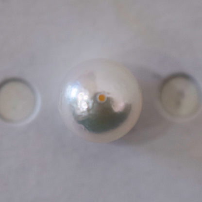 Pearl Science Laboratory Sorting Rose white pink 9.4mm Sea Real Akoya Loose 1pc Japan Japanese Seawater akoyapearl