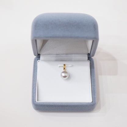 【K18YG / K18WG】Rare Pendant top Only Madama rank 7.5mm - 8.5mm Natural color Akoya Pearl Japan Akoyapearl birthday あこや 真珠 日本