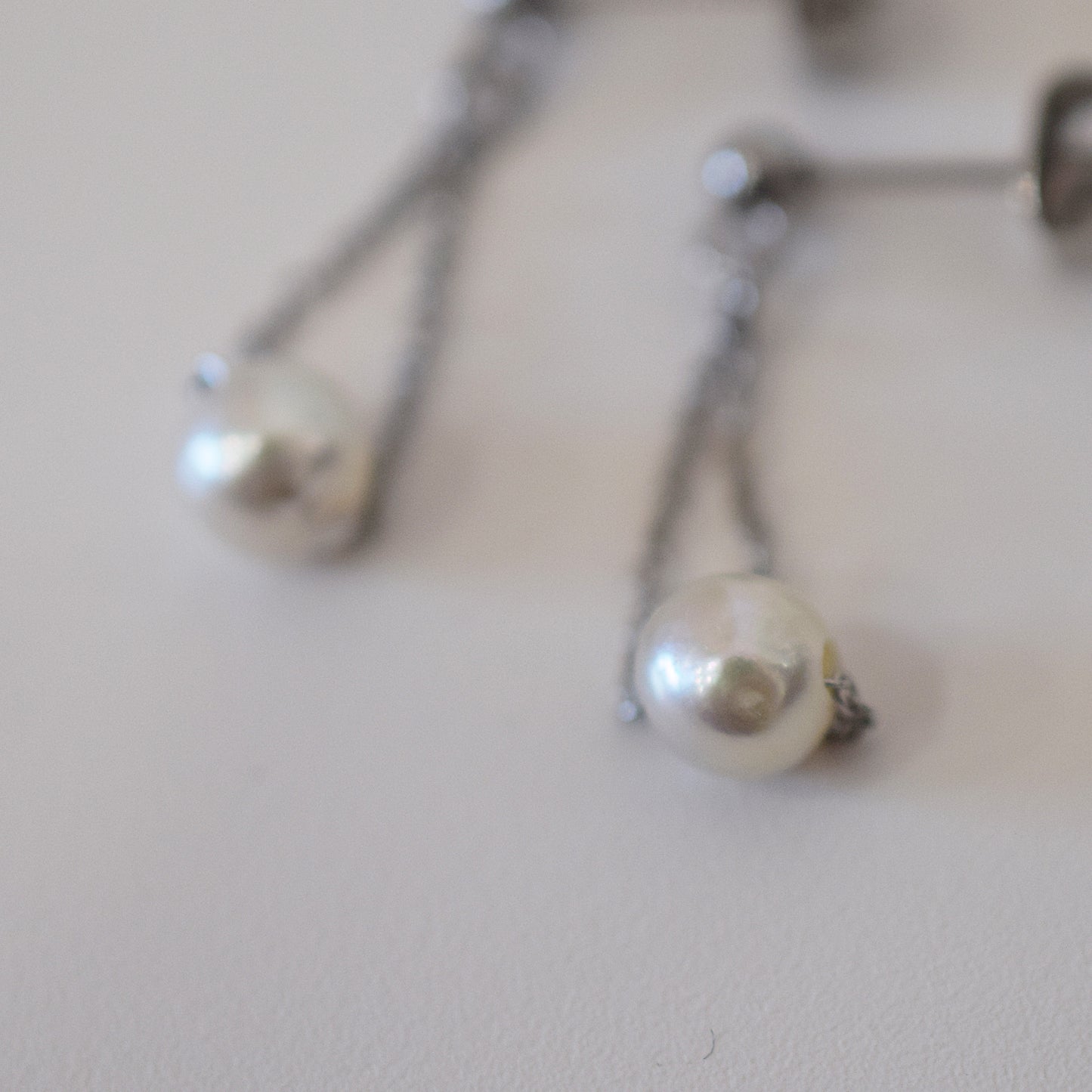 Actual product Natural color akoya Baroque pearl 6mm - 7mm Surgical Stainless Steel Seawater Akoya Pearl Stud Earrings Japan