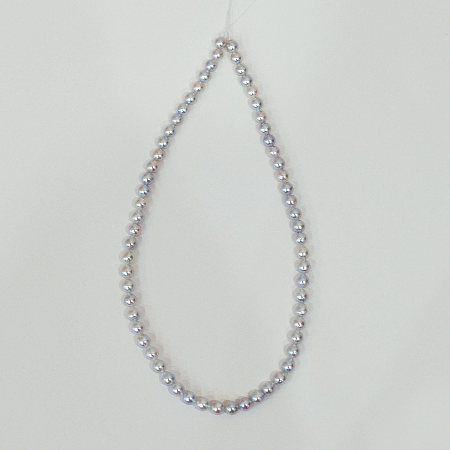 Actual product Necklace Natural color 6mm - 7.5mm Real Akoya Pearl From Japan 16.9inch 43cm starand choker reenspearl