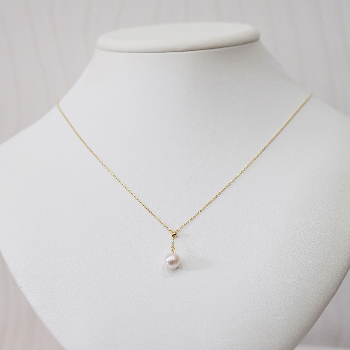 【K10 / K18 / Pt850】Rare White pink 7.5mm - 8.5mm Seawater Real Akoya Pearl necklace AkoyaPearl Japan あこや 真珠