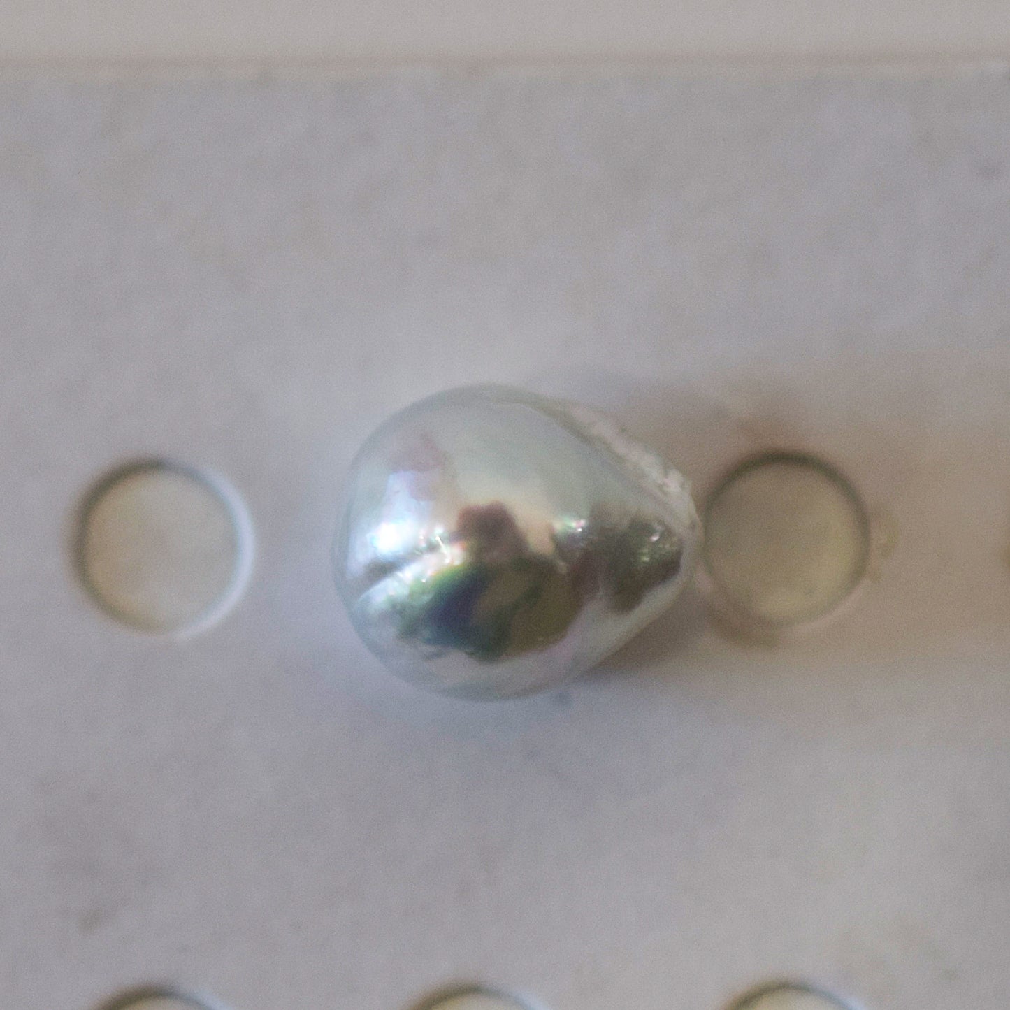 Actual product 10.8mm Necklace Natural color Seawater Real akoya Pearl Baroque Surgical Stainless Steel Japan reenspearl