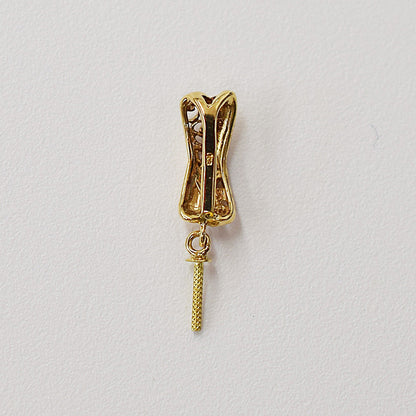 Only metal fittings K18YG Pendant top RP0029