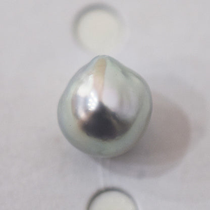 Pendant top Only Natural color 9.8mm Baroque pearl 1pc real akoya pearl Japan Japanese reenspearl あこや 真珠