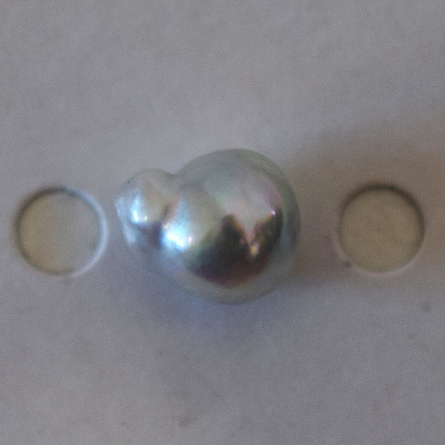 Actual product 10.8mm Necklace Natural color Seawater Real akoya Pearl Baroque Surgical Stainless Steel Japan reenspearl