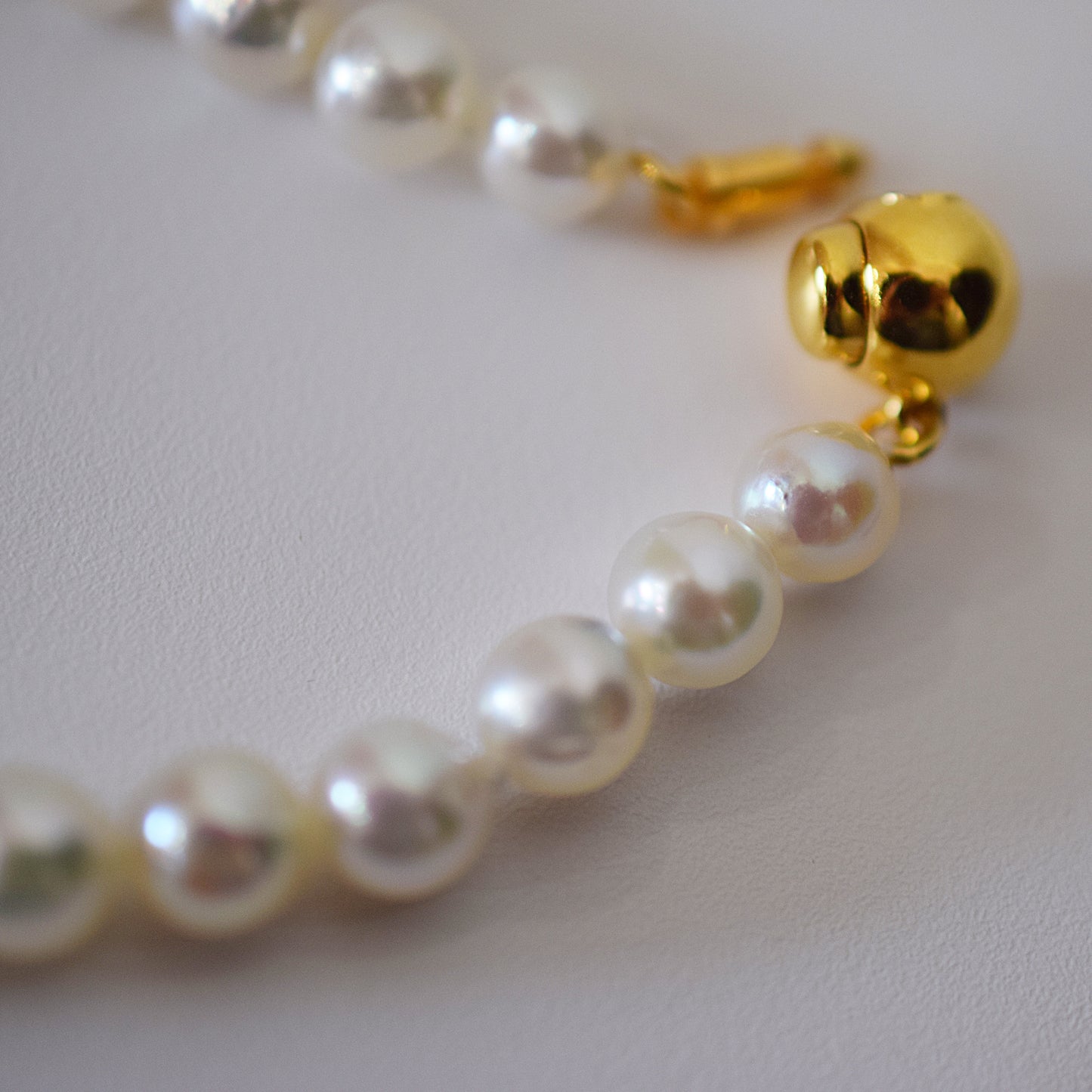 Actual product 6mm - 7mm Natural color Baroque Akoya Pearl Bracelet 7.28inch Japan AkoyaPearl SV925 Wedding Japanese Seawater