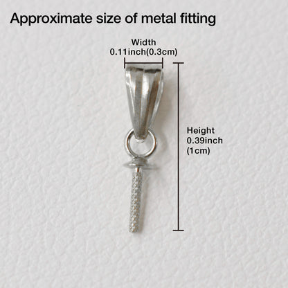 Only metal fittings K14WG Pendant top RP0042