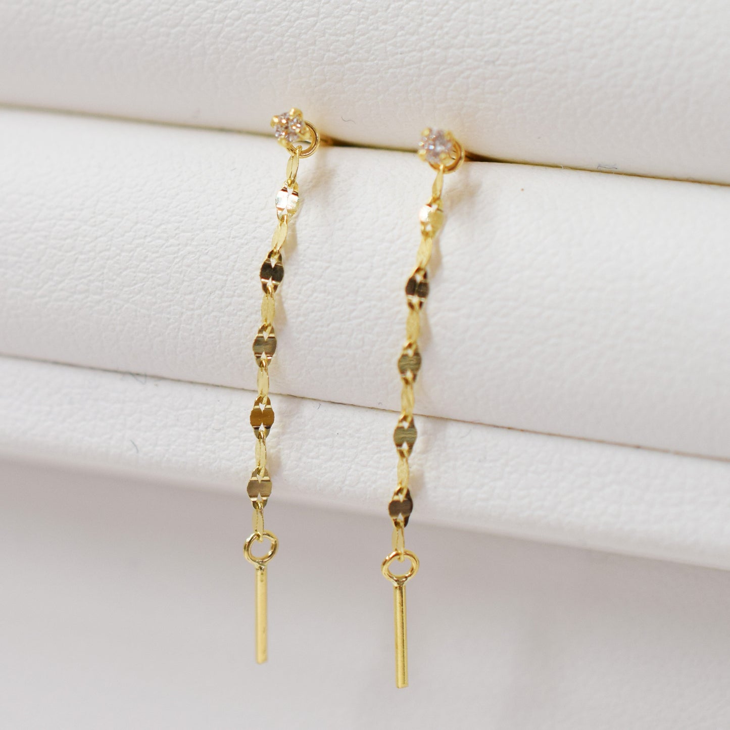 Only metal fittings K18YG stud earring Metal fitting Recommended for pearls 7mm - 9mm