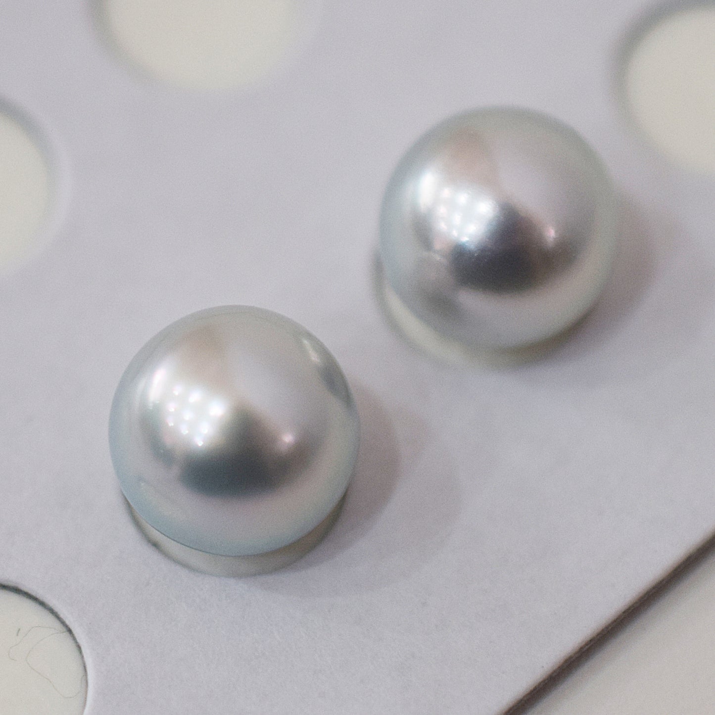 A rank Natural color 8.5mm -  9mm 1pair 2pc Loose Real akoya pearl Japan Japanese Seawater reenspearl あこや 真珠 日本