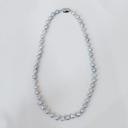 Limited to actual item Necklace Natural color Baroque 9mm - 10mm Akoya Pearl Japan 20.2inch starand choker