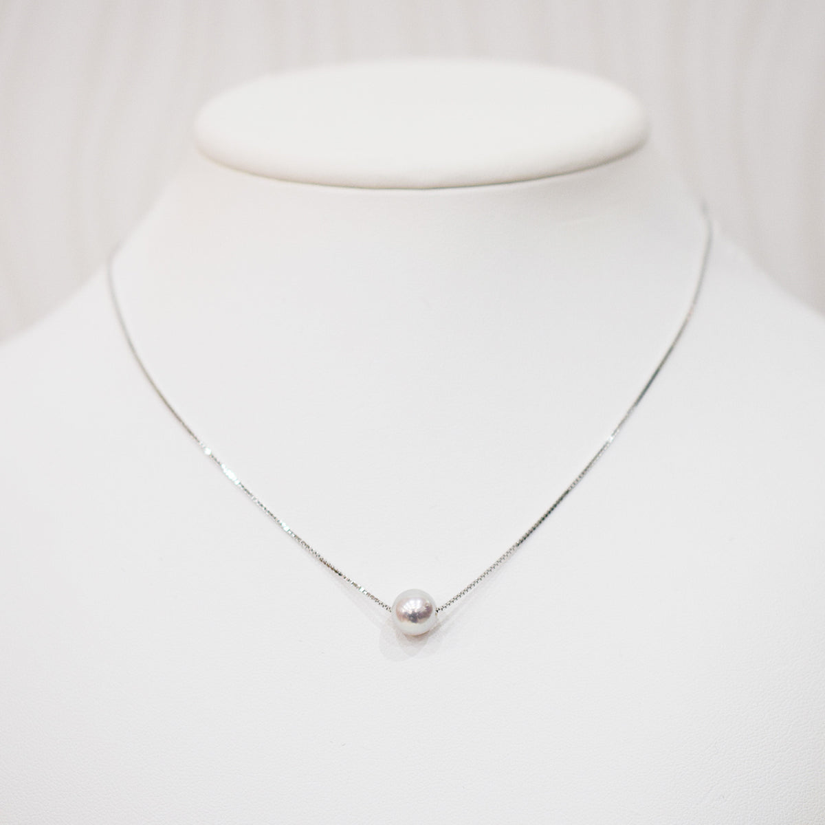 【SV925】Rare Natural color 8mm - 9mm Seawater Real Akoya Pearl Venetian necklace AkoyaPearl Japan あこや 真珠