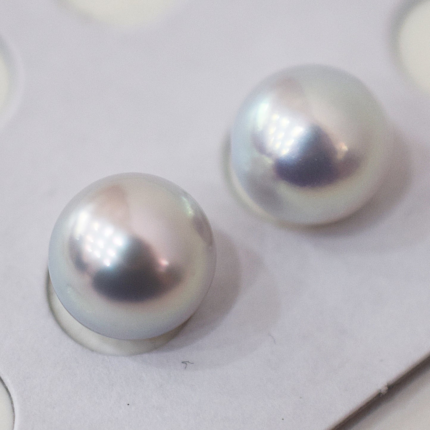 AAA rank Natural color 8.5mm -  9mm 1pair 2pc Loose Real akoya pearl Japan Japanese Seawater reenspearl あこや 真珠 日本