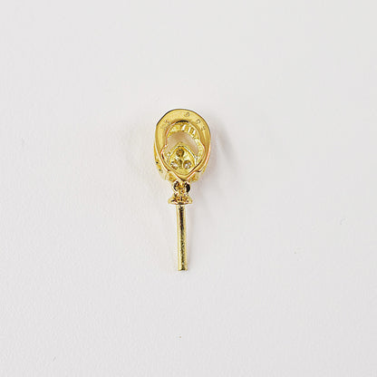 Only metal fittings 0.03ct K18YG Diamond Pendant top SIK00041