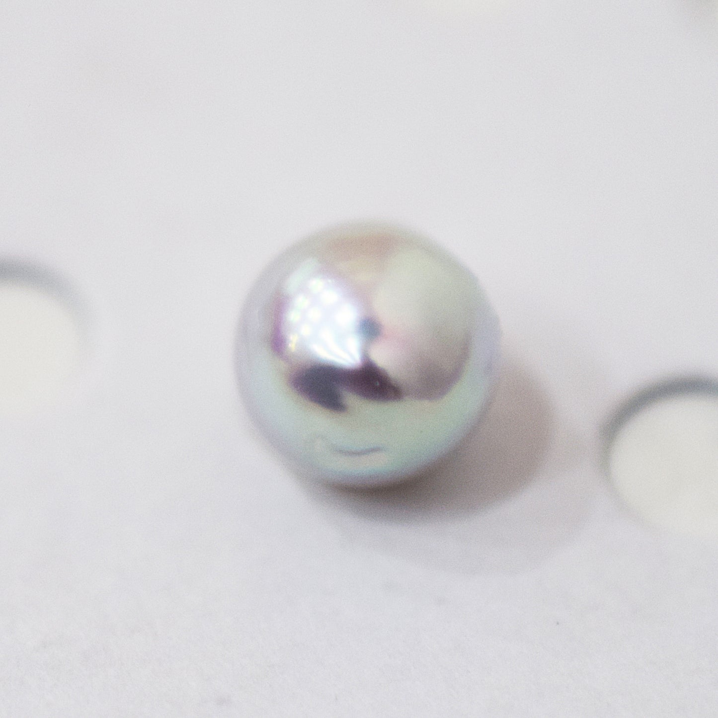 Pendant top Only Natural color 7.2mm Baroque pearl 1pc real akoya pearl Japan Japanese reenspearl あこや 真珠