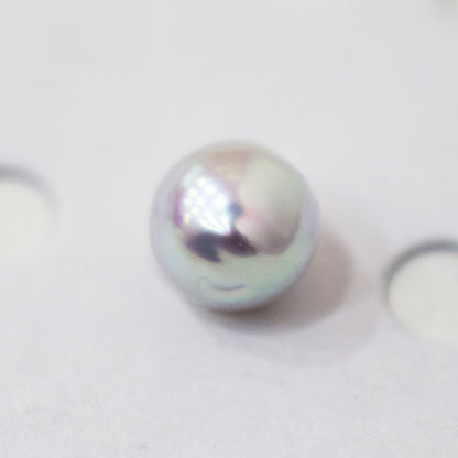 Pendant top Only Natural color 7.2mm Baroque pearl 1pc real akoya pearl Japan Japanese reenspearl あこや 真珠