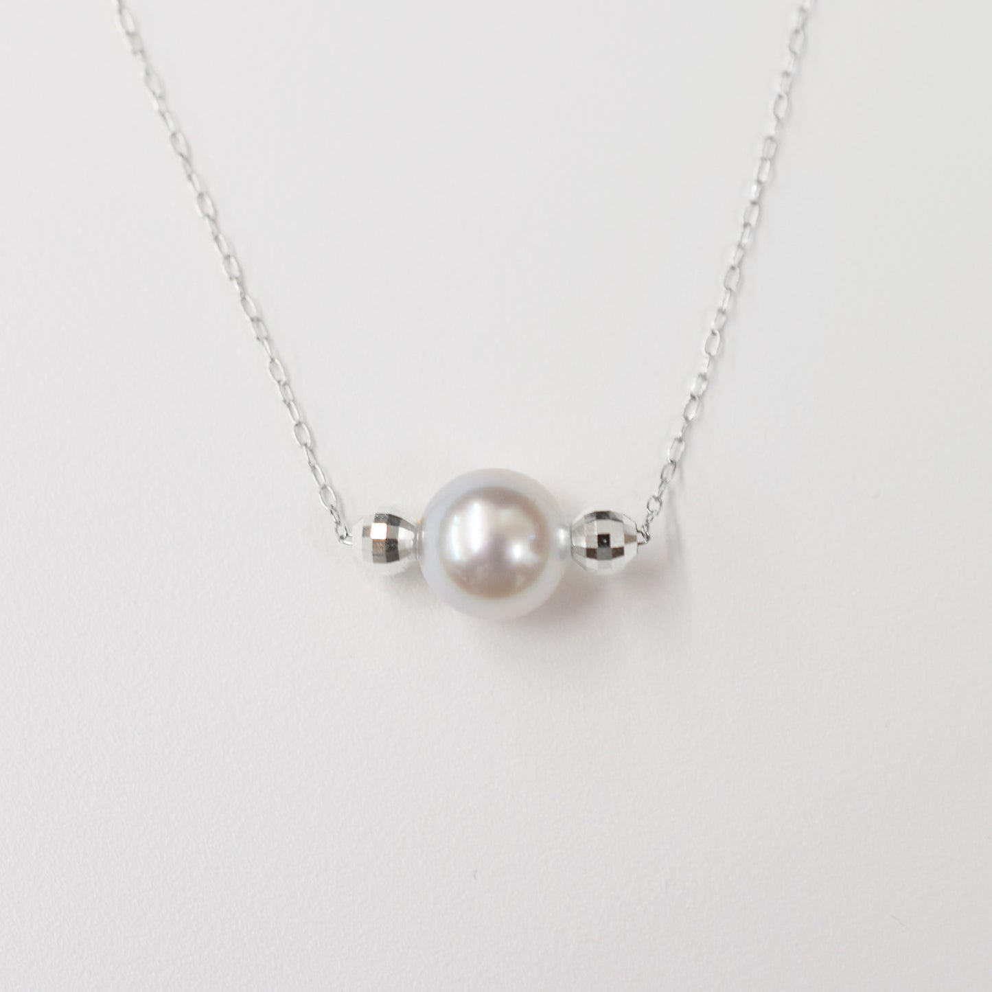 【K18YG / K18WG】Rare Natural color madama rank 8.5mm - 9mm necklace Seawater Real necklace Akoya Pearl Japan reenspearl Japanese Seawater