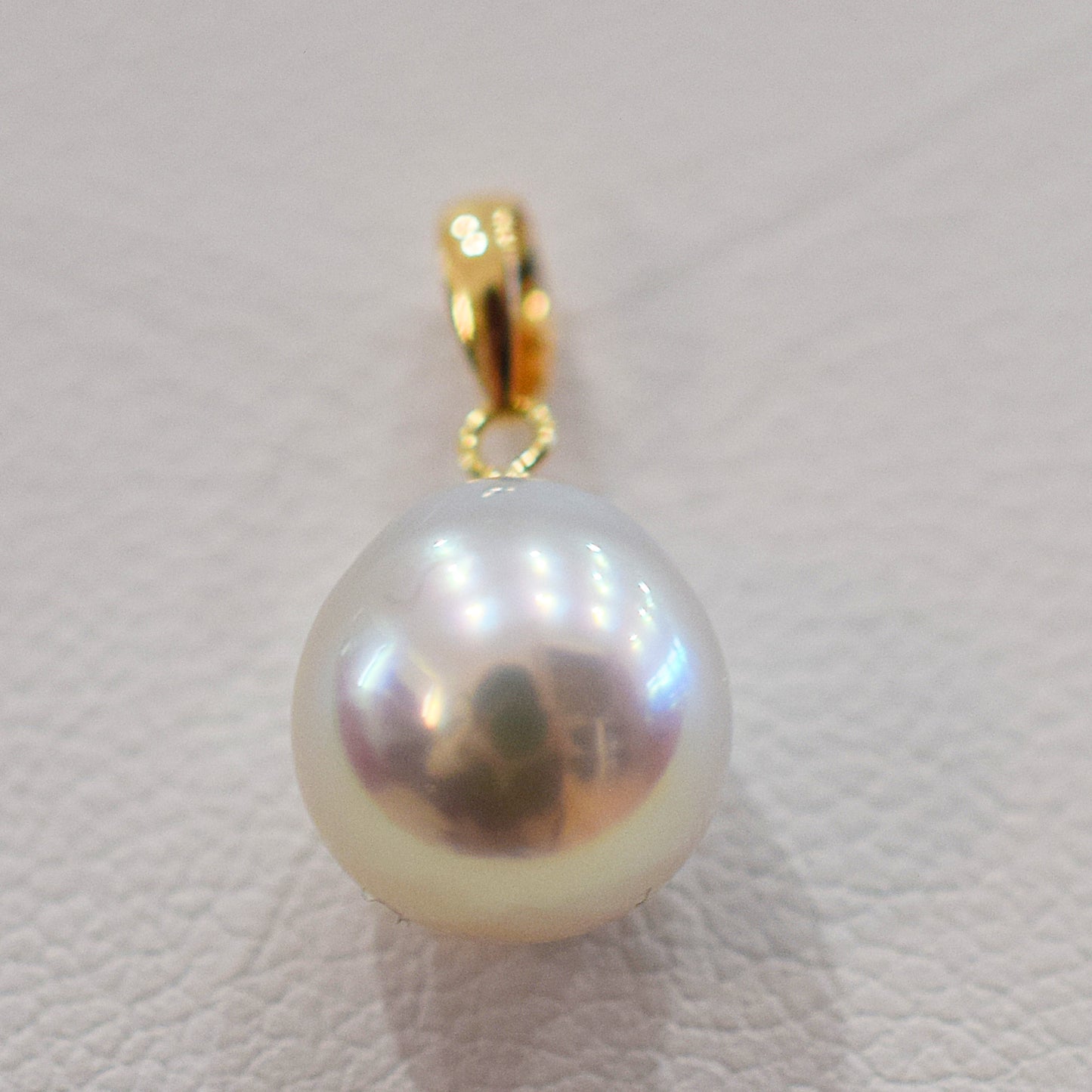 <SALE> Limited to actual item 8.7mm Only penrant top Natural color Seawater Real akoya Pearl Baroque 18K Japan birthday あこや 真珠