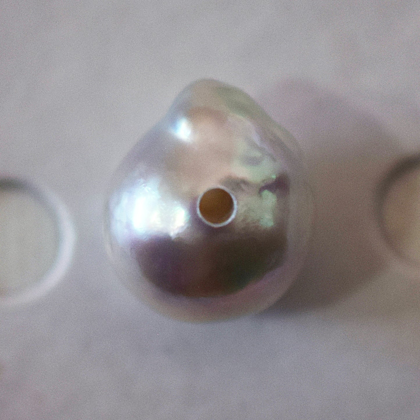 Actual product 10.4mm Necklace Natural color Seawater Real akoya Pearl Baroque Surgical Stainless Steel Japan reenspearl