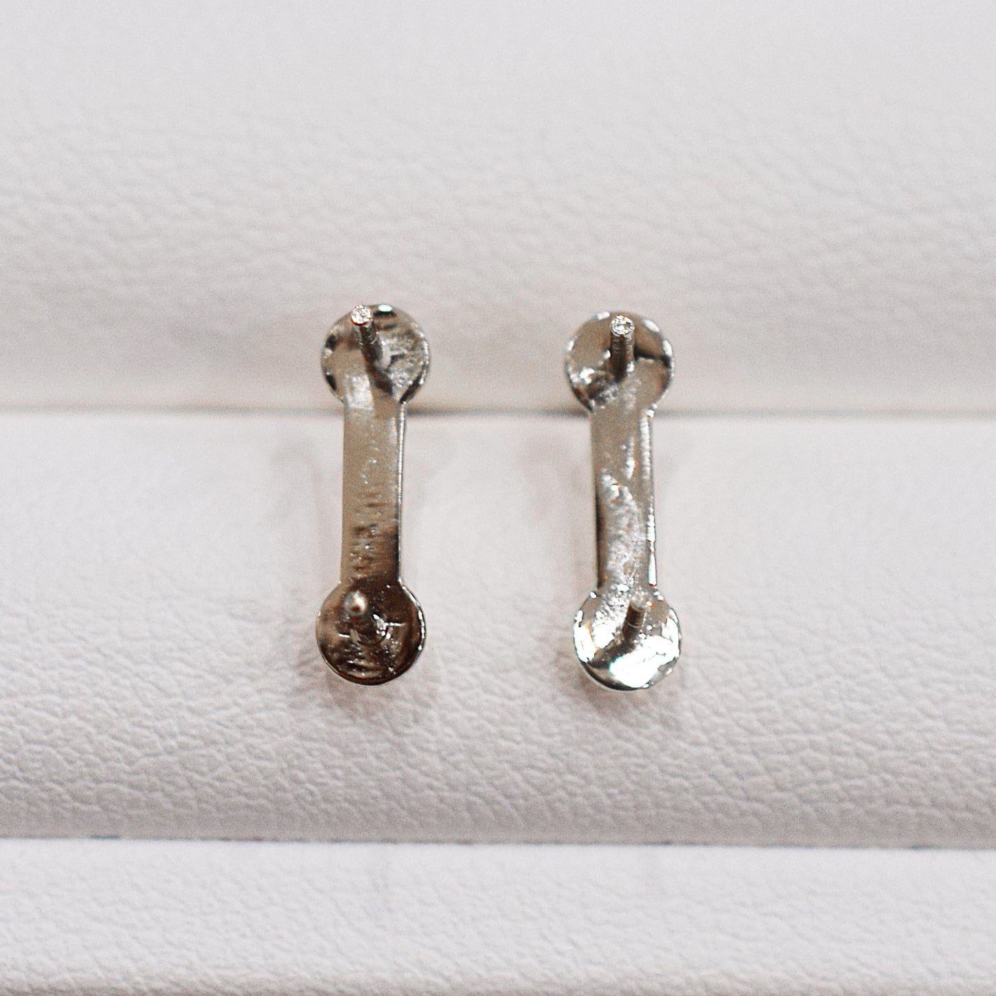 Only metal fittings K14WG stud earring Metal fitting Recommended for pearls 5mm - 8mm