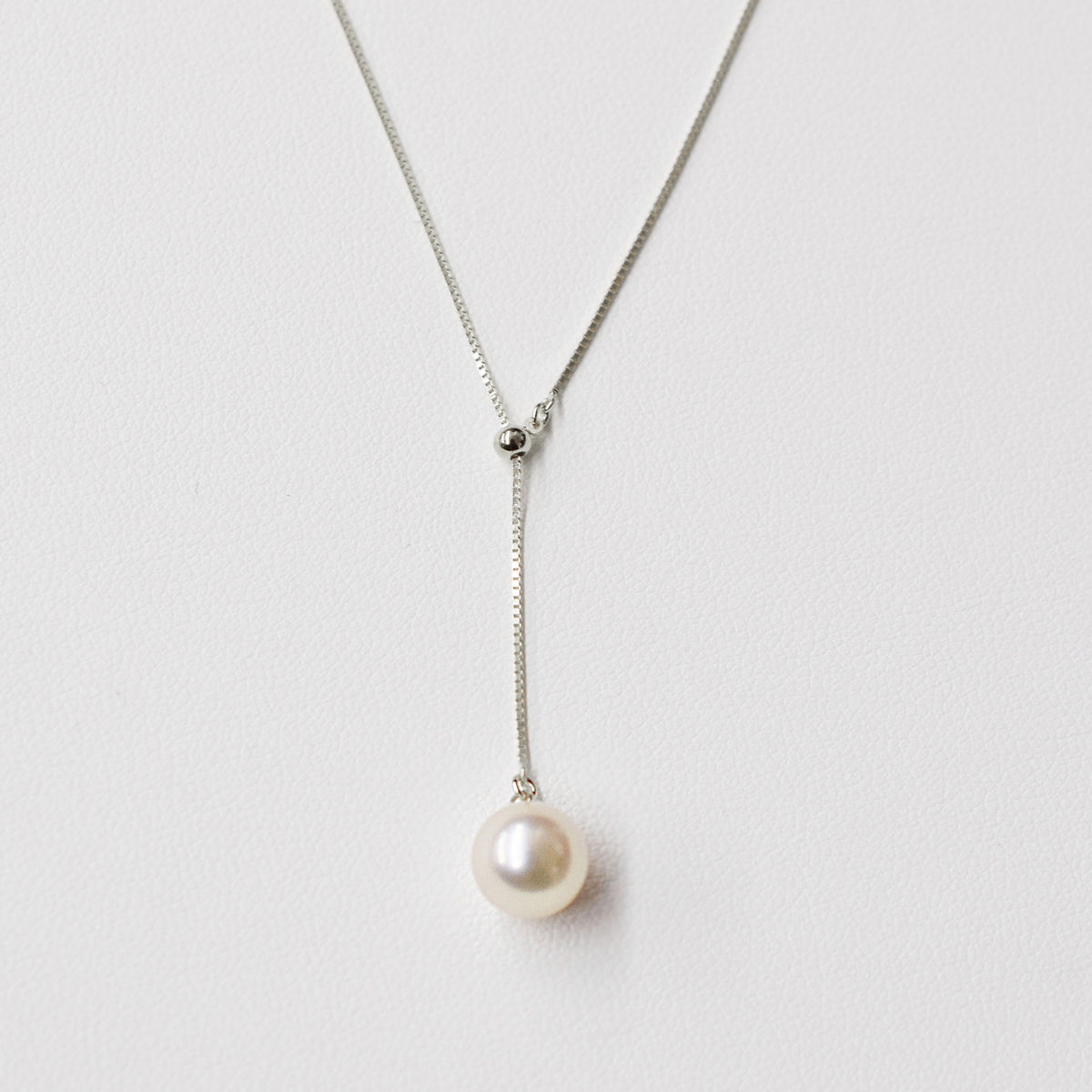 【K10 / K18 / Pt850】Rare White pink 7.5mm - 8.5mm Seawater Real Akoya Pearl Venetian necklace AkoyaPearl Japan あこや 真珠