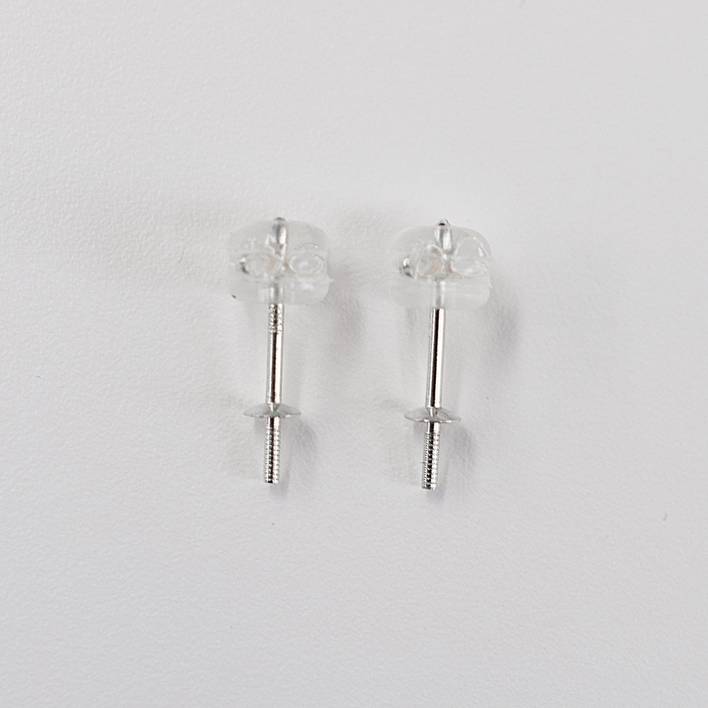 Only metal fittings K14WG stud earring Metal fitting Recommended metal fittings for pearls larger than 9mm