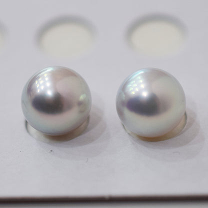 AAA rank Natural color 8.5mm -  9mm 1pair 2pc Loose Real akoya pearl Japan Japanese Seawater reenspearl あこや 真珠 日本
