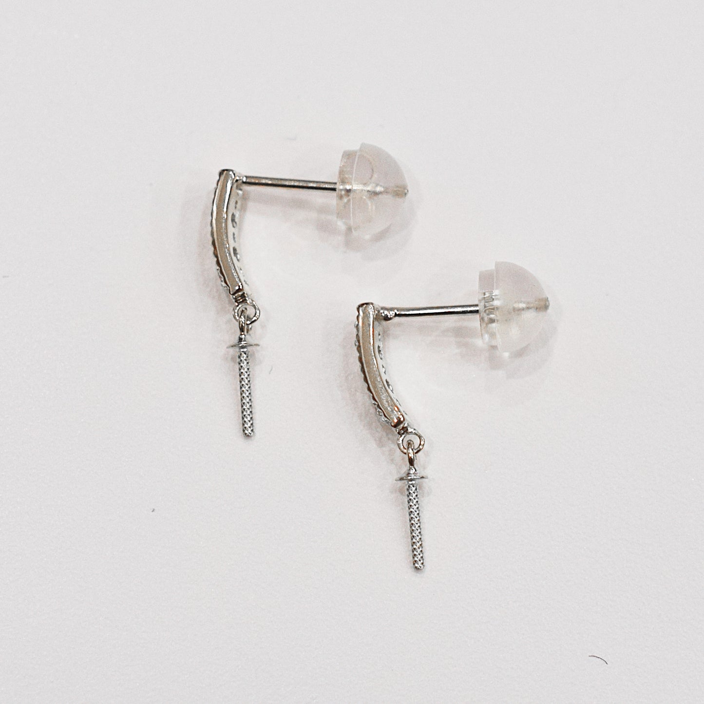 Only metal fittings K14WG stud earring Metal fitting Recommended for pearls 7mm - 9mm