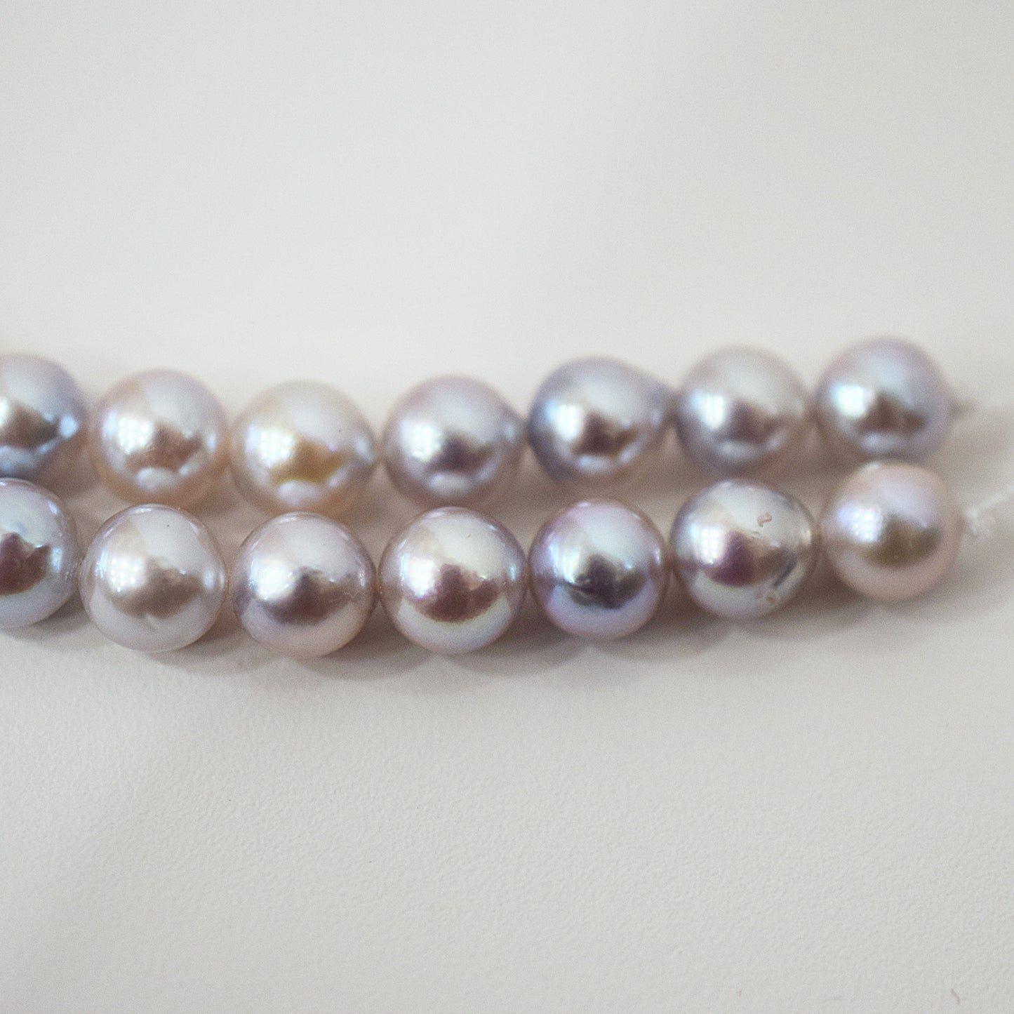 Actual product Necklace Natural color 6mm - 7.5mm Real Akoya Pearl From Japan 19.2inch 49cm starand choker reenspearl