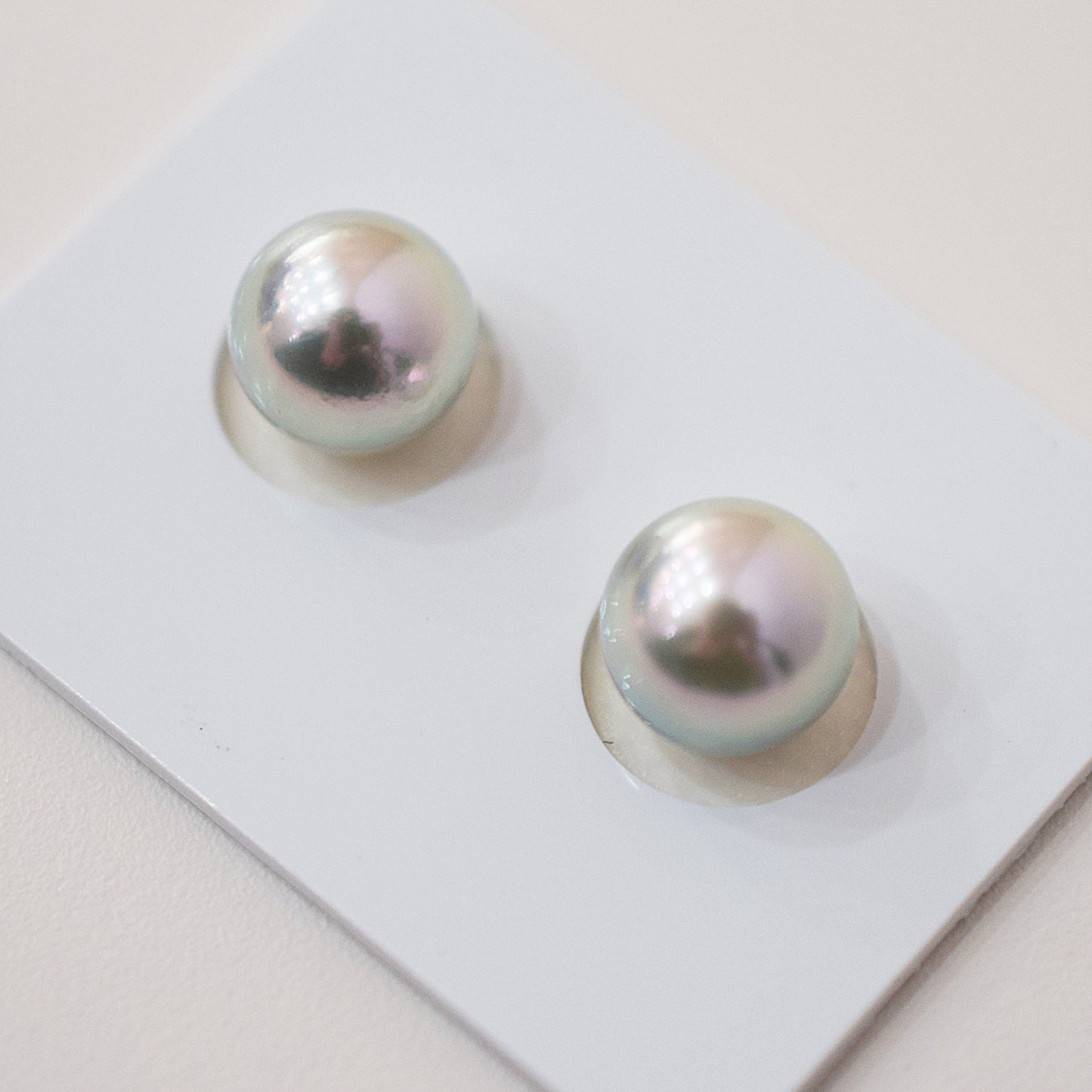 Actual product 8.5mm - 9mm Blue Rose Certificate from the Pearl Science Laboratory Natural color Loose Akoya Japan Seawater akoyapearl SK-440013