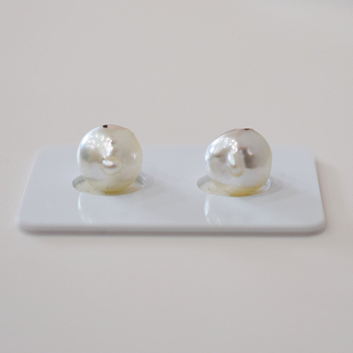 Actual product Natural color akoya pearl Baroque pearl 10.5mm - 11mm 18K 14K Surgical Stainless Steel stud Earrings Japan