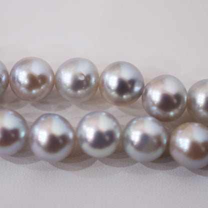 Actual product Necklace Natural multi color 6mm - 9.7mm Real Akoya Pearl From Japan 18.5inch 47cm starand choker reenspearl