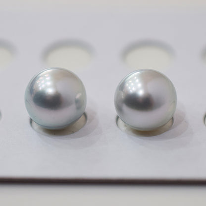 A rank Natural color 8.5mm -  9mm 1pair 2pc Loose Real akoya pearl Japan Japanese Seawater reenspearl あこや 真珠 日本