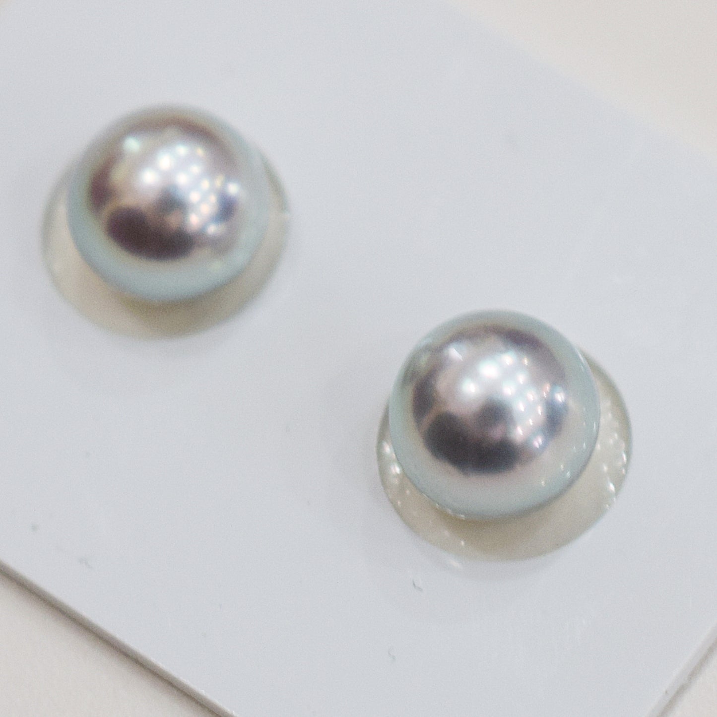 Limited to actual item Blue Rose Certificate from the Pearl Science Laboratory Natural color Loose 8mm - 8.5mm Akoya Japan Seawater akoyapearl SK-250849