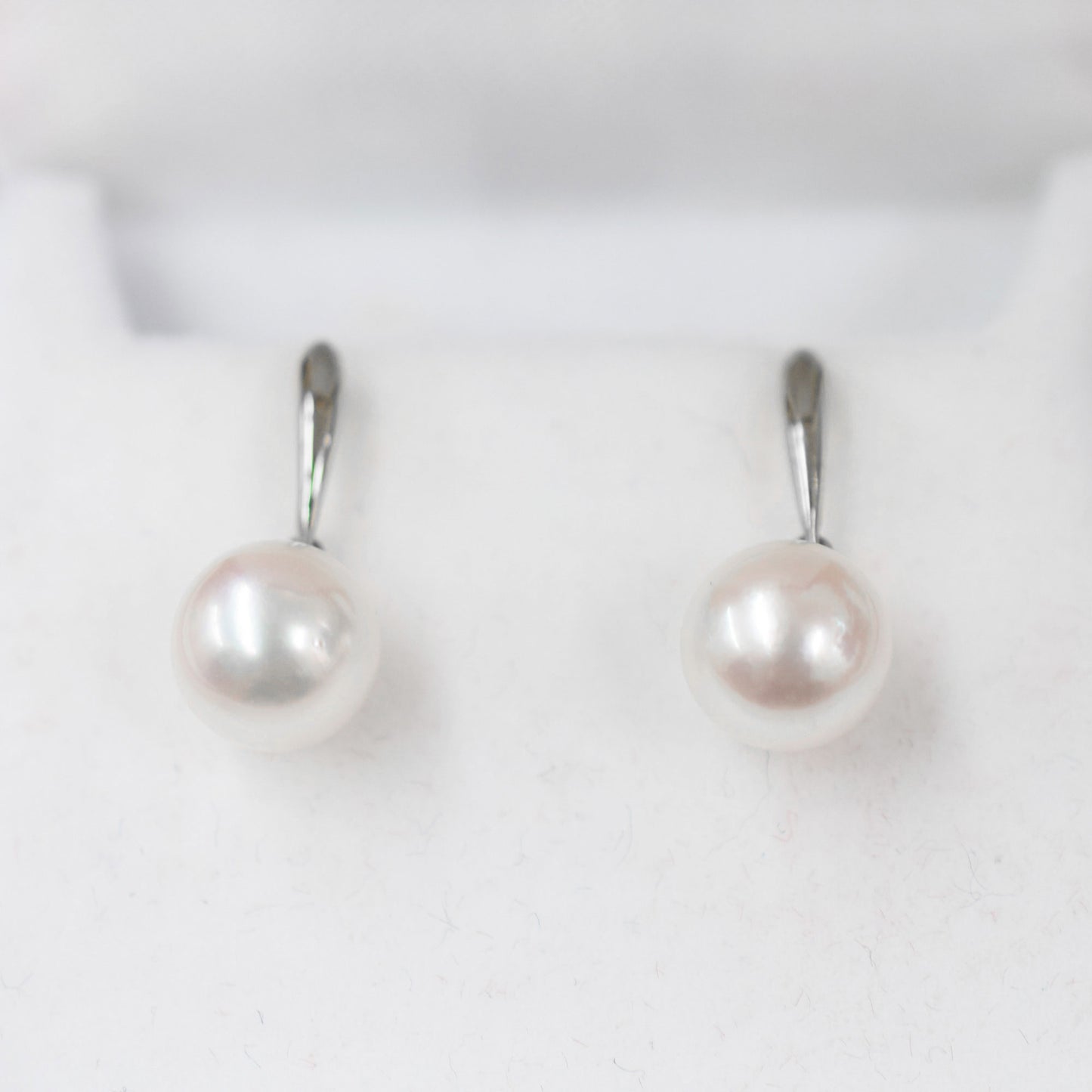 【K18YG / K14WG / K18PG】Hanadama rank White pink 7.5mm - 8.5mm Real Akoya Pearl Earrings Japan akoyapearl Japanese Seawater reenspearl あこや 真珠 日本 天草