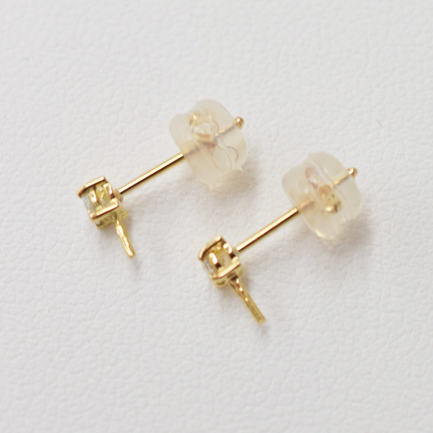 Only metal fittings K18YG stud earring Metal fitting Recommended for pearls 7mm - 9mm