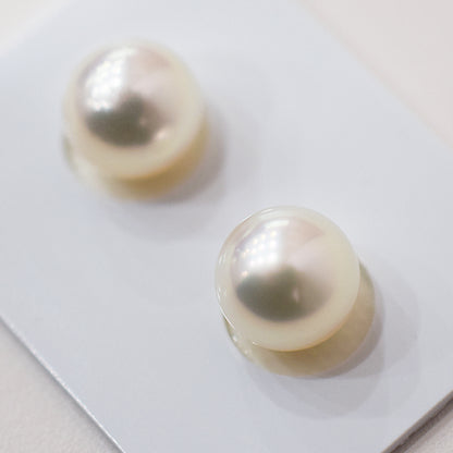 Actual product 9mm - 9.4mm Hanadama Certificate from the Pearl Science Laboratory White pink Loose Akoya Japan Seawater akoyapearl SS-330247