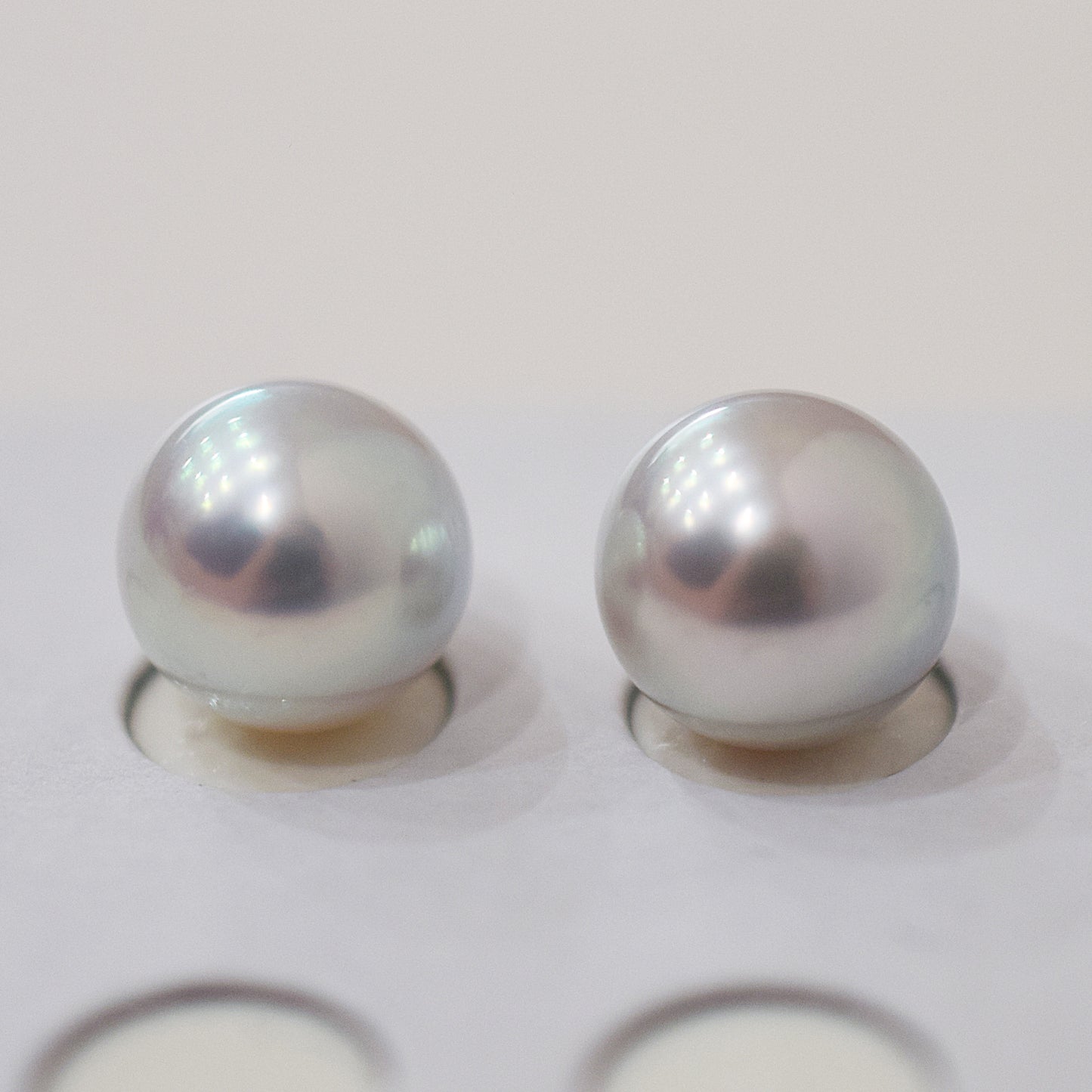 AAA rank Natural color 8.5mm -  9mm 1pair 2pc Loose Real akoya pearl Japan Japanese Seawater reenspearl あこや 真珠 日本