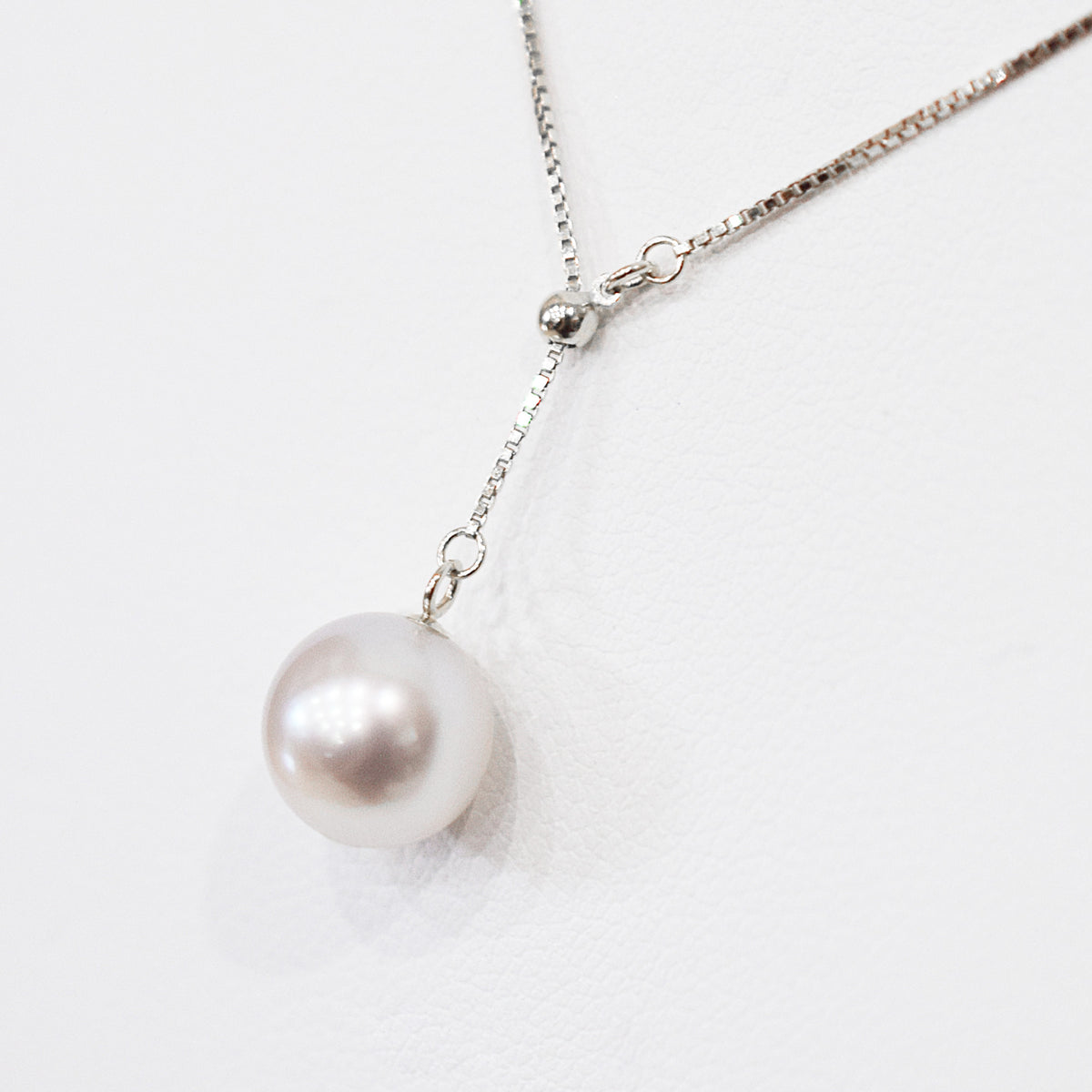【K10YG / K10WG / K18YG / Pt850】Rare Natural color rank 8mm - 8.5mm Venetian chain Necklace Akoyapearl Japan あこや 真珠