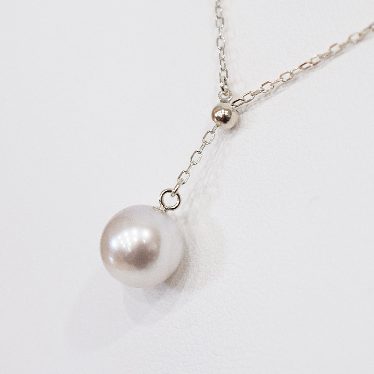 【K10YG / K10WG / K18YG / Pt850】Rare Natural color rank 8mm - 8.5mm Azuki chain Necklace Akoyapearl Japan あこや 真珠